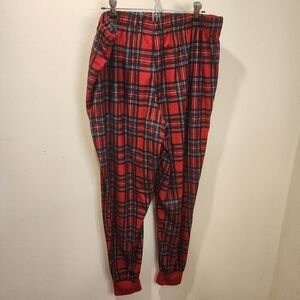 Carisma Christmas Red Plaid pajama pants size XL